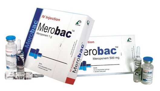 Merobac 500mg/vial Injection