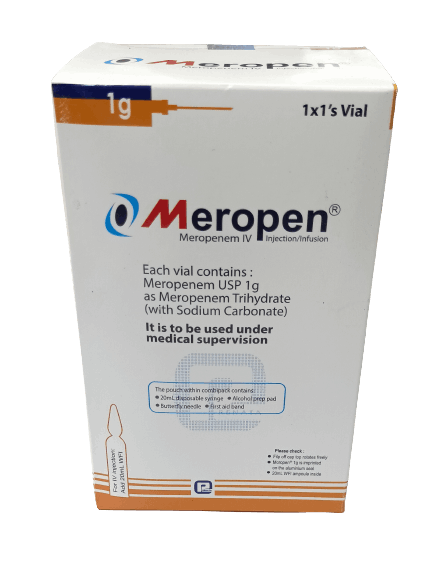 Meropen 1gm 1gm/vial Injection