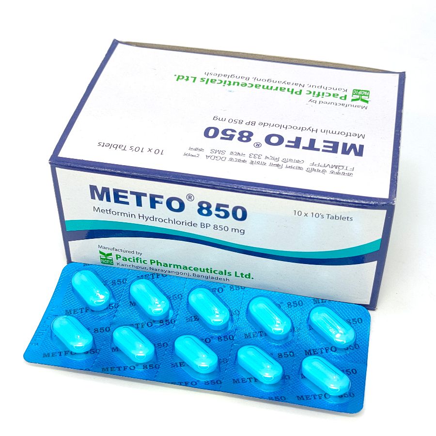 Metfo 850mg Tablet