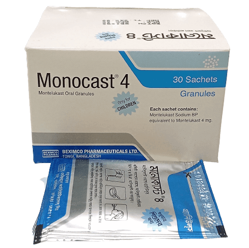 Monocast 4 Sachet 4mg/3.5gm Powder