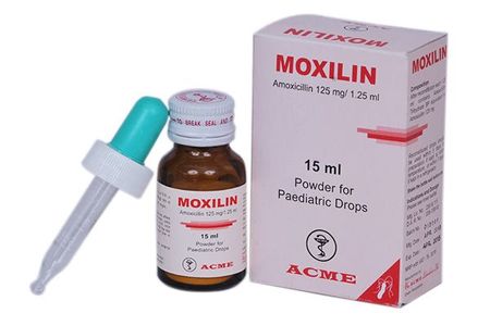 Moxilin 125mg/1.25ml Pediatric Drops