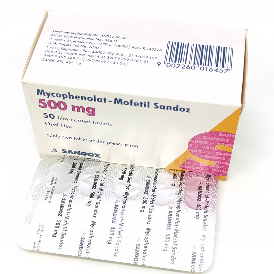 Mycophenolat-Mofetil Sandoz 500mg Tablet