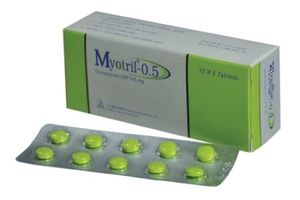 Myotril 0.5 0.5mg Tablet