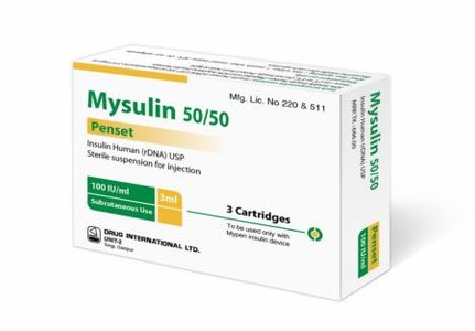 Mysulin 50/50 Penset 100IU/ml Injection