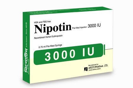 Nipotin 3000 3000IU/0.75ml Injection