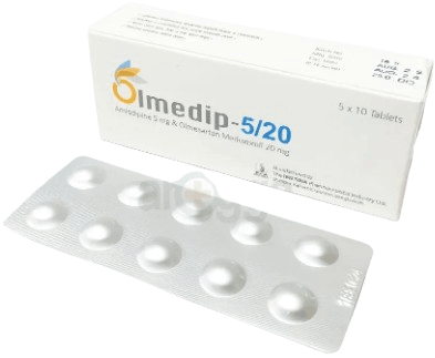 Olmedip 5/20 5mg+20mg Tablet