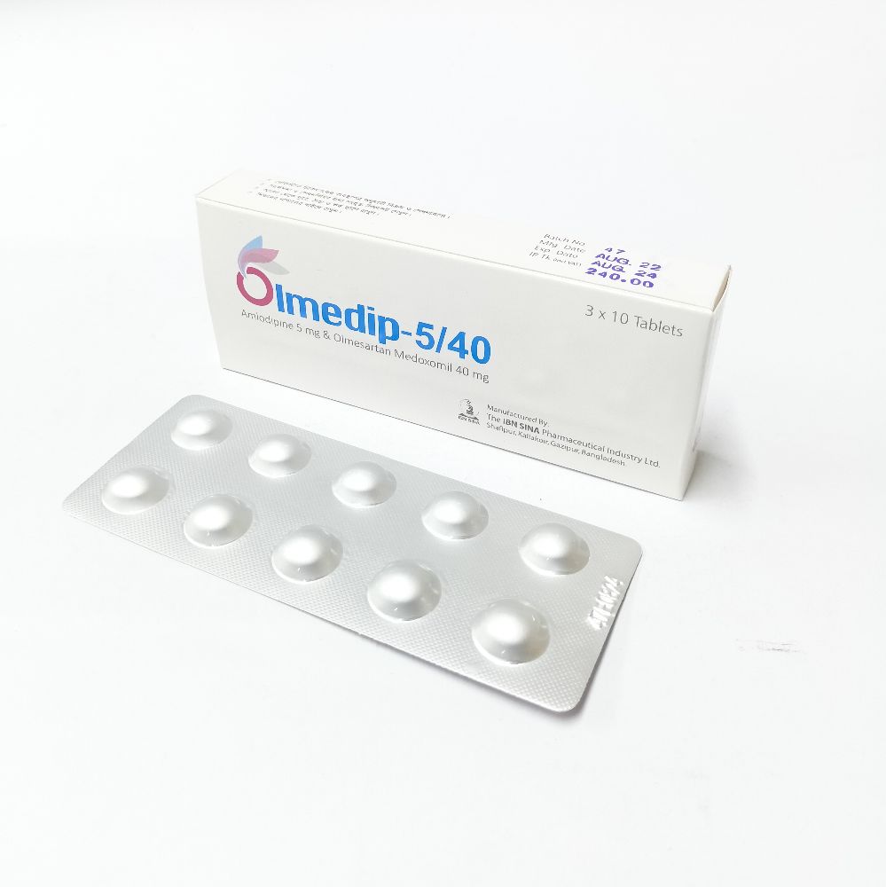 Olmedip 5/40 5mg+40mg Tablet