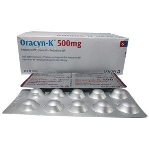 Oracyn K 500mg Tablet