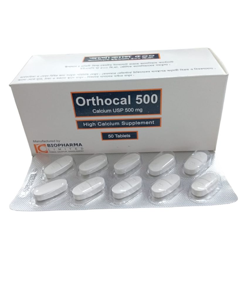 Orthocal 500mg Tablet