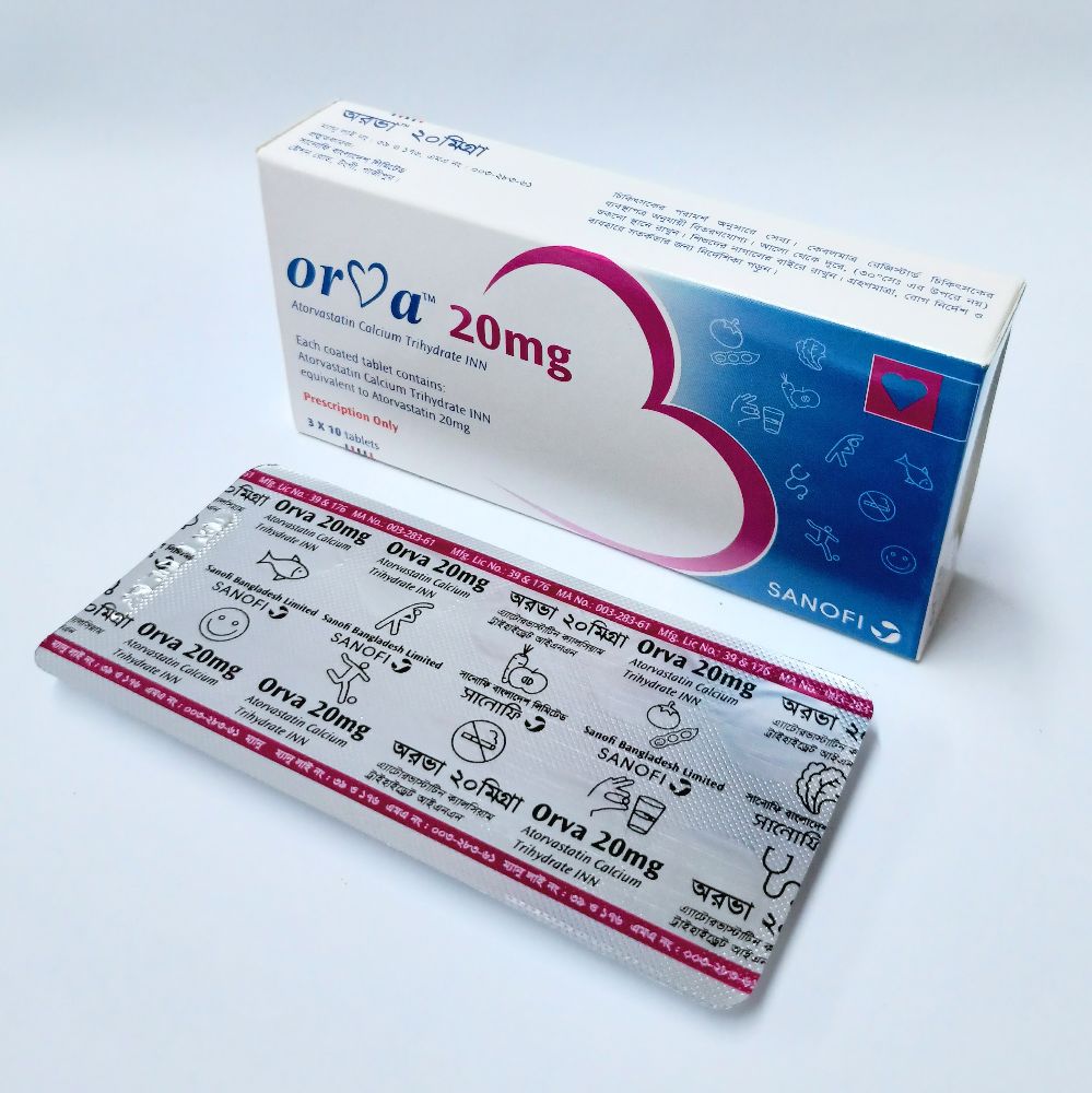 Orva 20mg Tablet