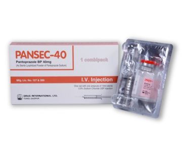 Pansec 40mg/vial Injection
