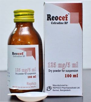Reocef 125mg/5ml Powder for Suspension