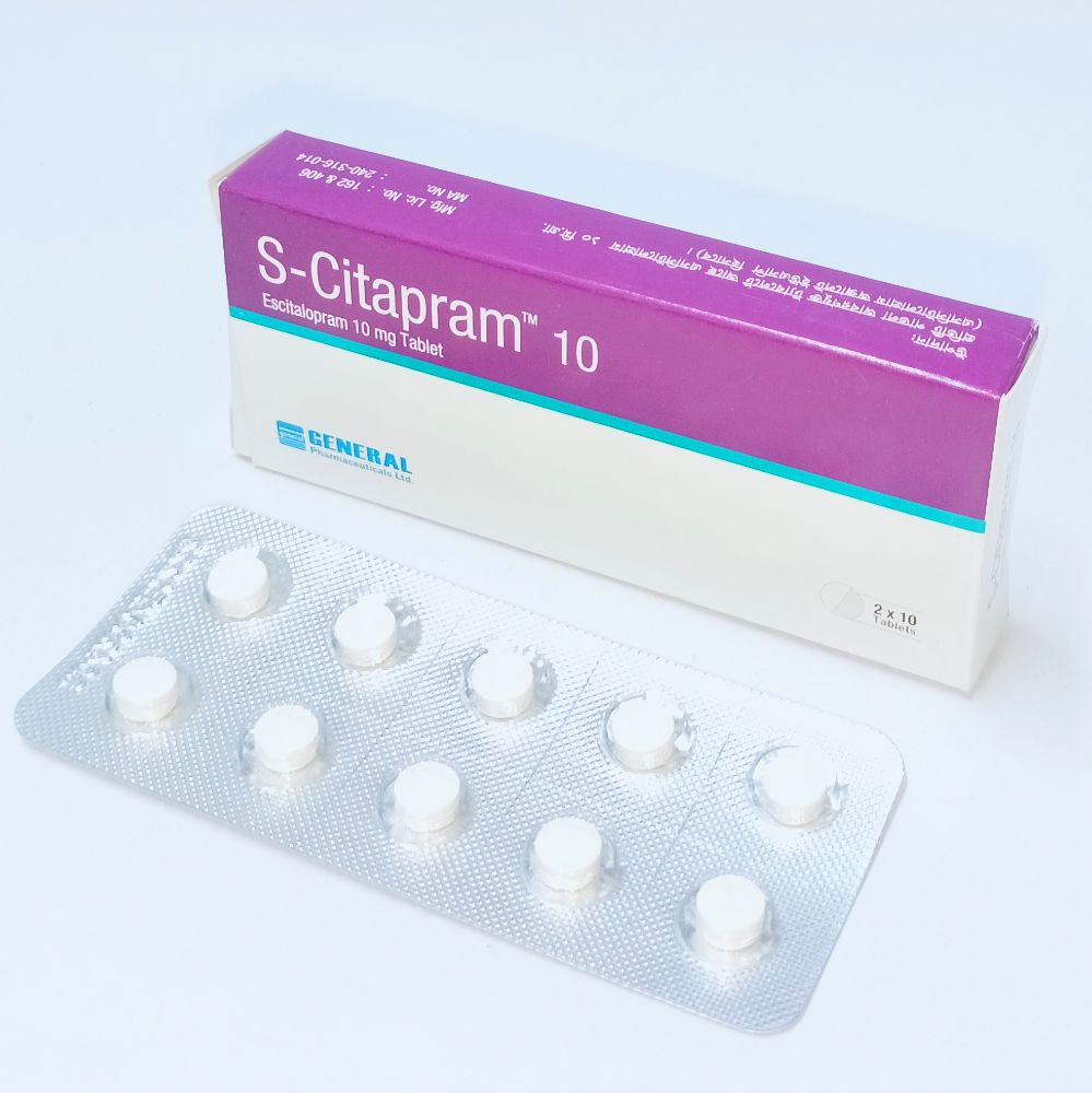S-Citapram 10mg Tablet