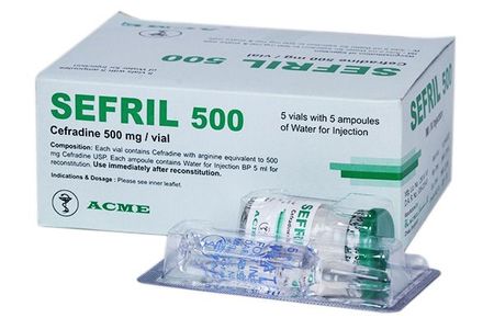 Sefril IV/IM 500mg/vial Injection