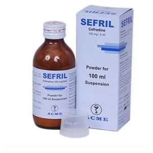 Sefril 125mg/5ml Powder for Suspension