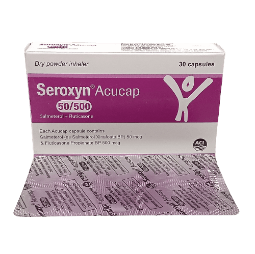 Seroxyn 50/500 Acucap 50mcg+500mcg Capsule