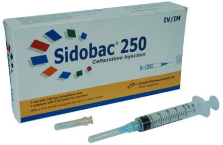 Sidobac IV/IM 250mg/vial Injection