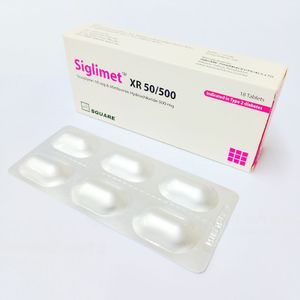 Siglimet XR 50/500mg+50mg Tablet