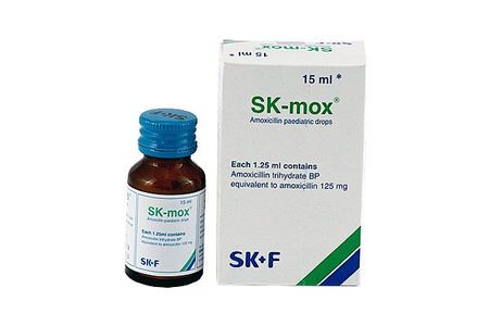 Sk Mox Paediatric Drops 125mg/1.25ml Pediatric Drops
