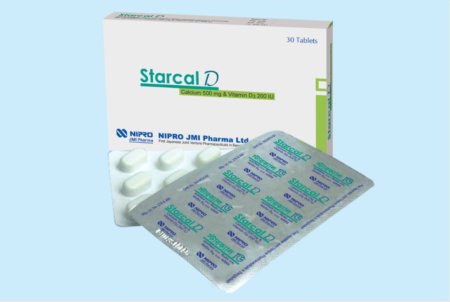 Starcal D 500mg+200IU Tablet
