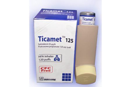 Ticamet HFA 125 25mcg+125mcg Inhaler