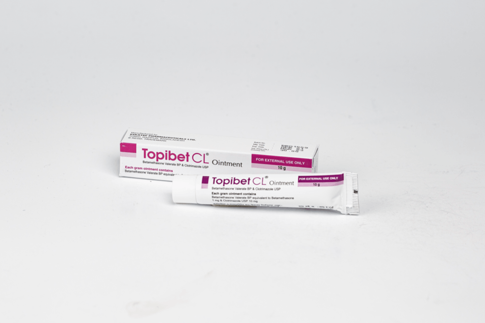Topibet CL 0.1%+1% Ointment