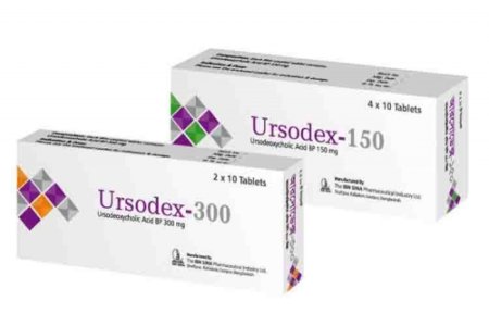 Ursodex 150mg Tablet