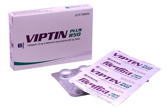 Viptin Plus 850mg+50mg Tablet