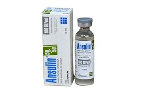 Ansulin 50/50 100IU Vial 100IU/ml Injection
