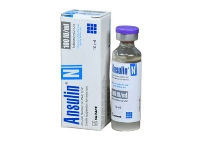 Ansulin N 100IU Vial 100IU/ml Injection