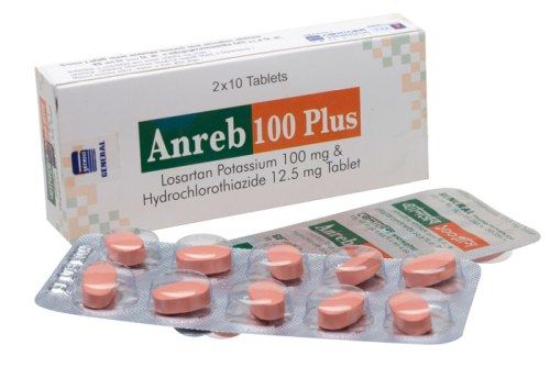 Anreb Plus 100 12.5mg+100mg Tablet