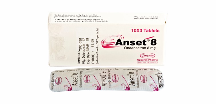 Anset 8mg Tablet