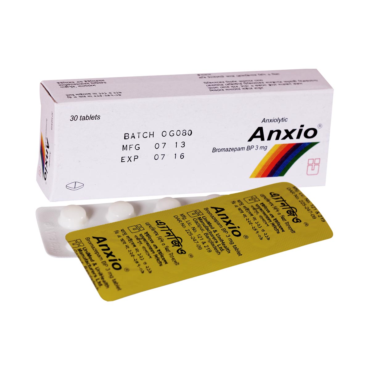 Anxio 3mg Tablet