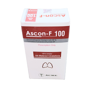 Ascon-F 100 (100mcg+6mcg)/puff Inhaler
