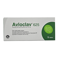 Avloclav 625 500mg+125mg Tablet
