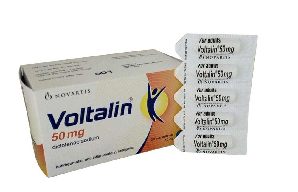 Voltalin 50 Suppository 50mg Suppository - Arogga Online Pharmacy