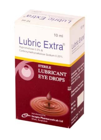 Lubric Extra 250mg+300mg/100ml Eye Drop