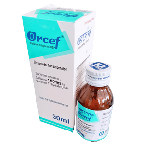 Orcef 100mg/5ml Powder for Suspension