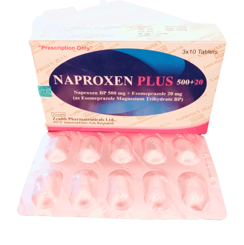 Naproxen Plus 500 20mg+500mg Tablet