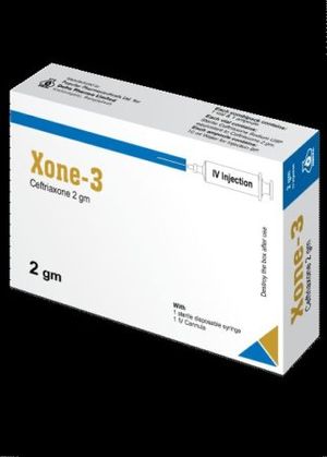 Xone-3 IV 2gm/vial Injection