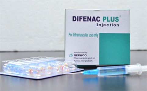 Difenac PLUS IM 75mg+20mg/2ml IM Injection