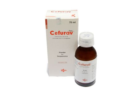 Cefurav Plus 125mg+31.25mg/5ml Powder for Suspension