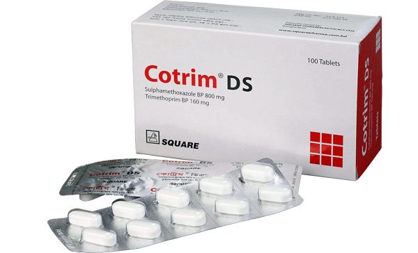 Cotrim DS 800mg+160mg Tablet