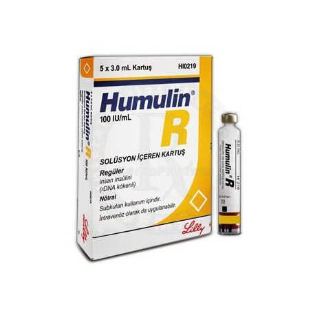 Humulin R Cartidge 100IU/ml Injection