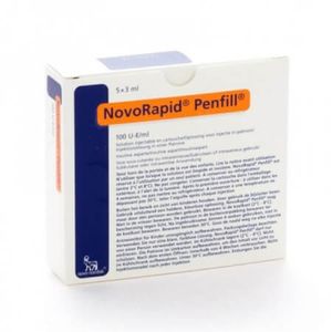 NovoRapid Penfill 100IU/ml Injection