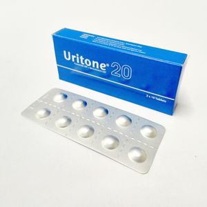 Uritone 20mg+50mg Tablet