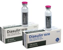 Diasulin 50/50 100UI 100IU/ml Injection