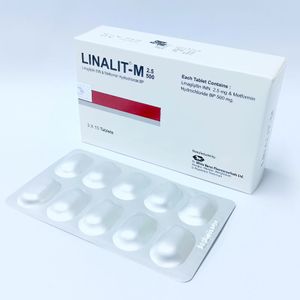 Linalit M 500 2.5mg+500mg Tablet