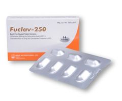 Fuclav 250mg+62.5mg Tablet
