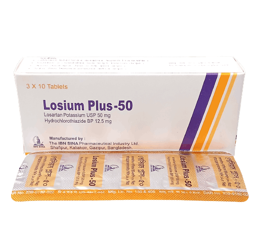 Losium Plus 50 12.5mg+50mg Tablet